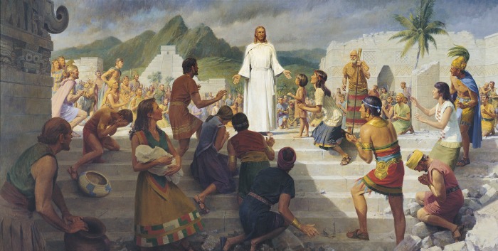 christ in the Book of Mormon art